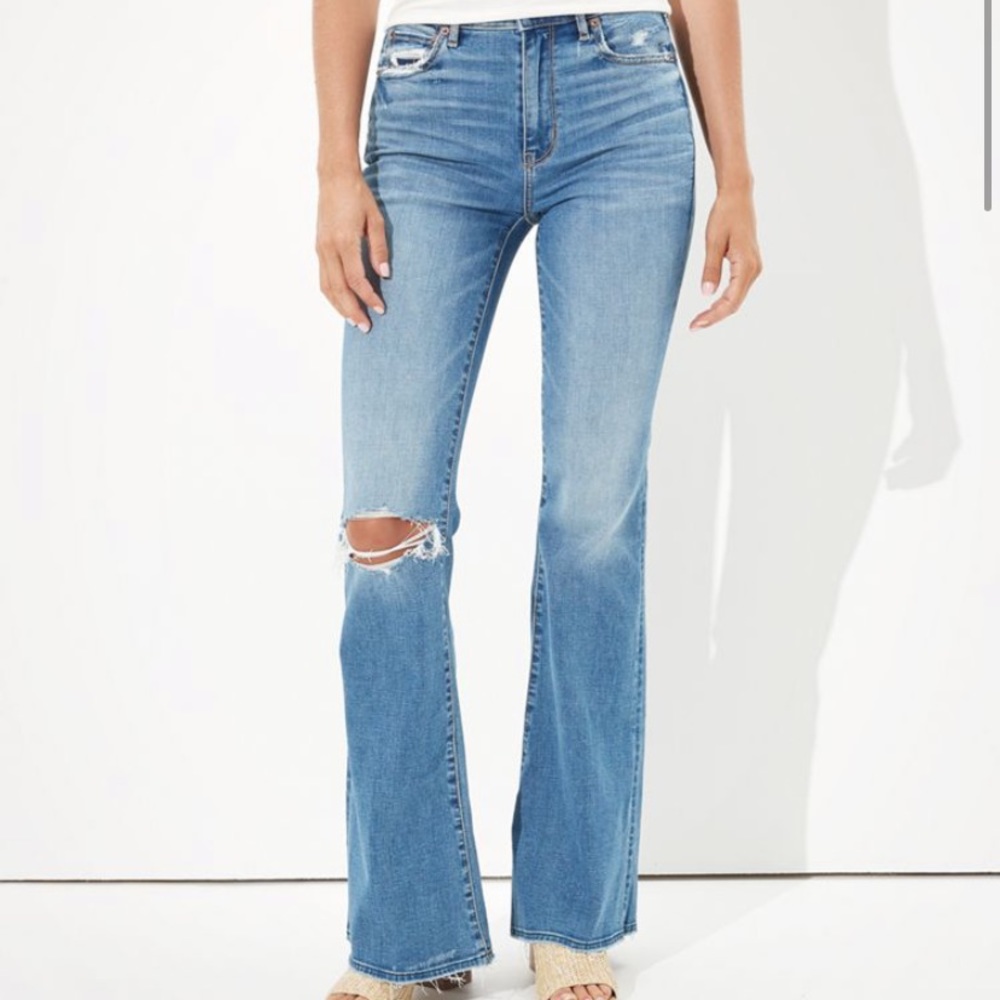 Super High Waisted Flare Jeans BRAND NEW
